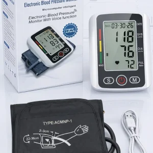 Electronic Blood Pressure Monitor with Voice Function
